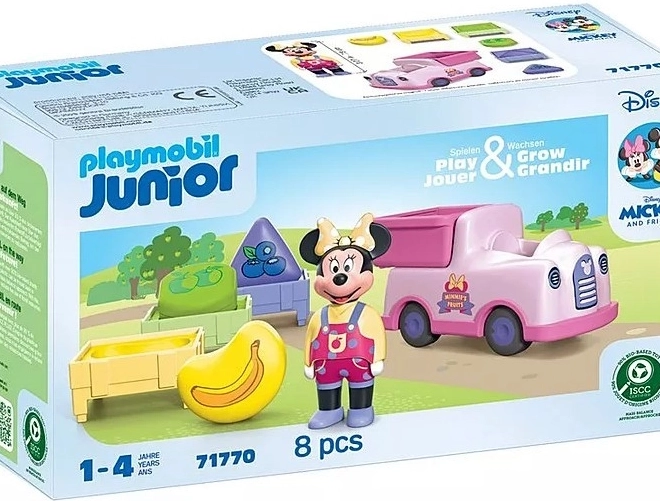 Sada figurek JUNIOR & Disney Mickey Mouse a ovocný třídič