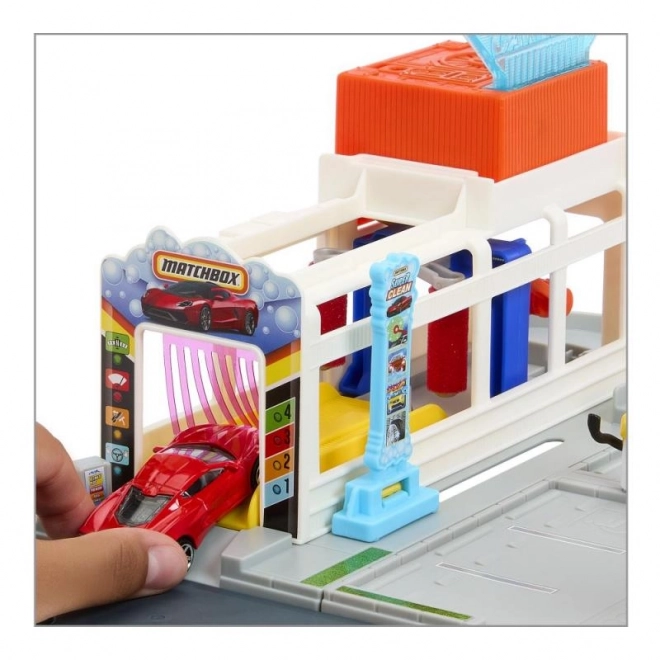 Sada Matchbox Real Adventures Myčka aut