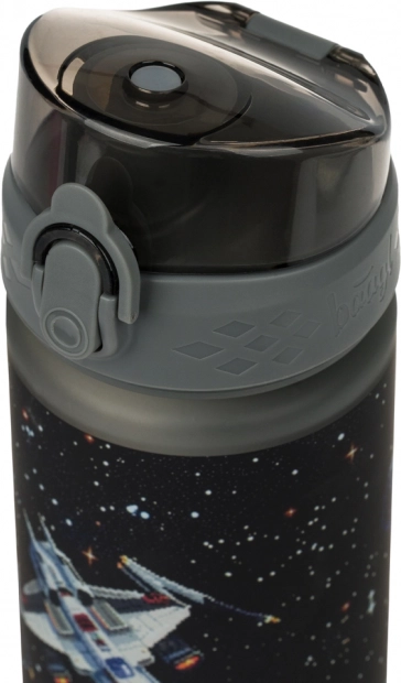 Tritanová láhev na pití BAAGL Pixel Space 500 ml