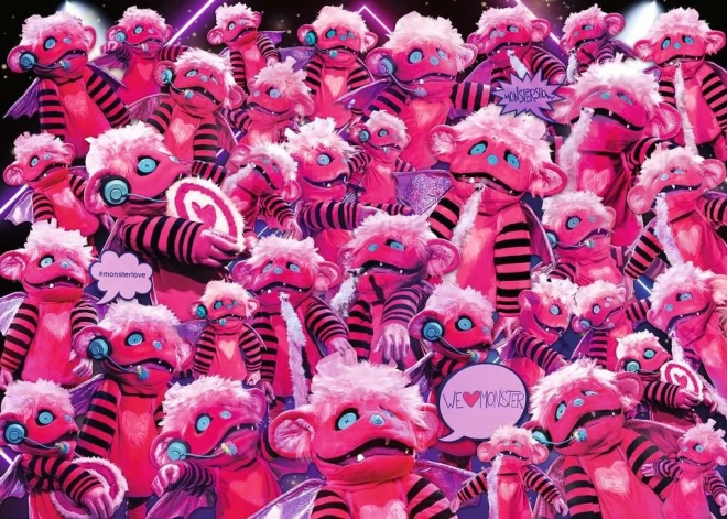 Ravensburger puzzle Masked Singer s příšerou 1000 dílků