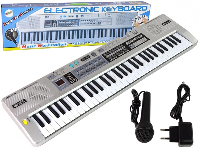 Keyboard s mikrofonem 61 kláves