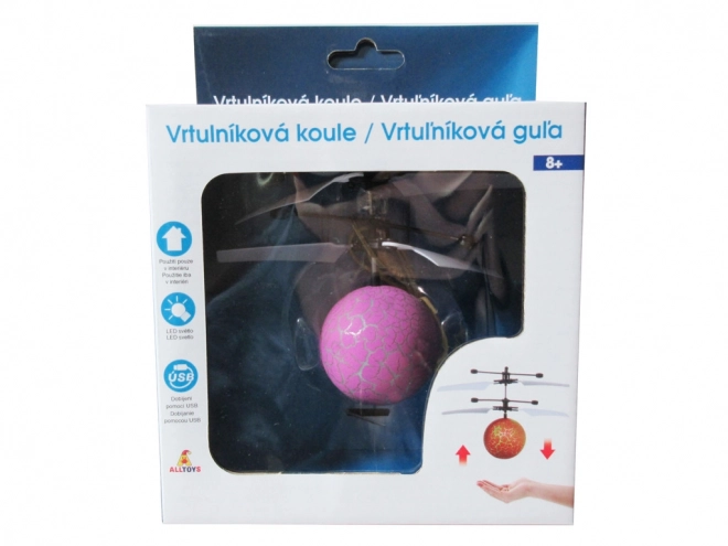 Vrtulníková koule s LED