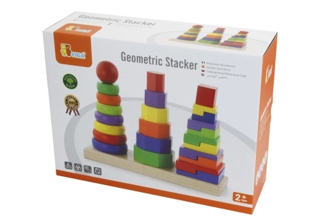 Dřevěná skládačka pyramida