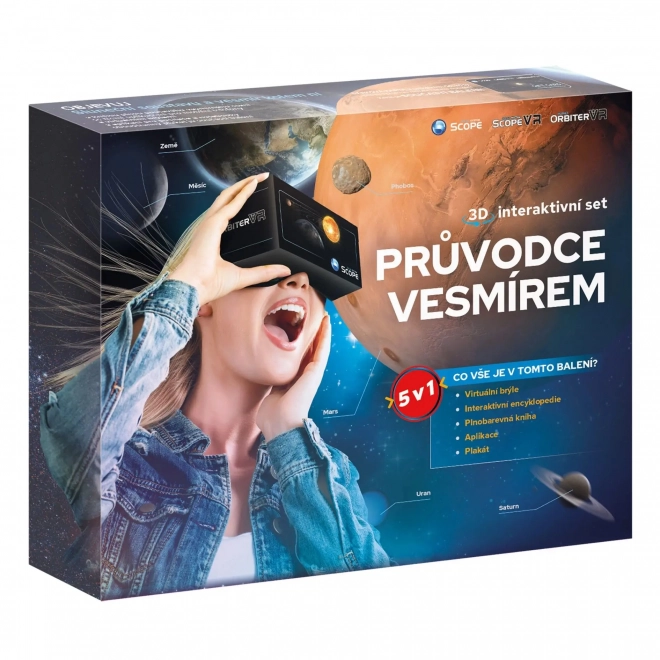 Interaktivní 5v1 Průvodce Vesmírem 3D Set