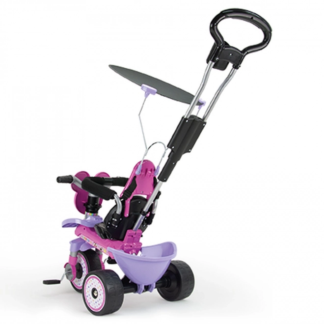 INJUSA 32401 Dětská evoluční šlapací tříkolka s vodicí tyčí MINNIE