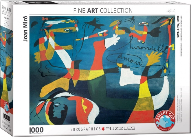 Puzzle Eurographics Swallow Love 1000 dílků
