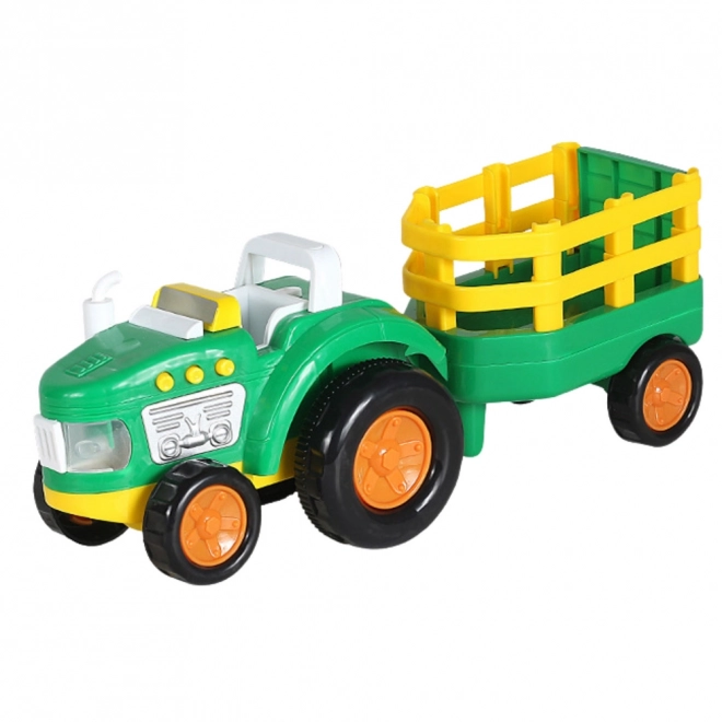 Farmářský traktor pro děti se zvířaty, světly a zvuky
