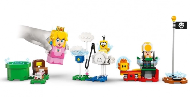 Kostičky LEGO Super Mario: Dobrodružství s interaktivní figurkou LEGO Peach