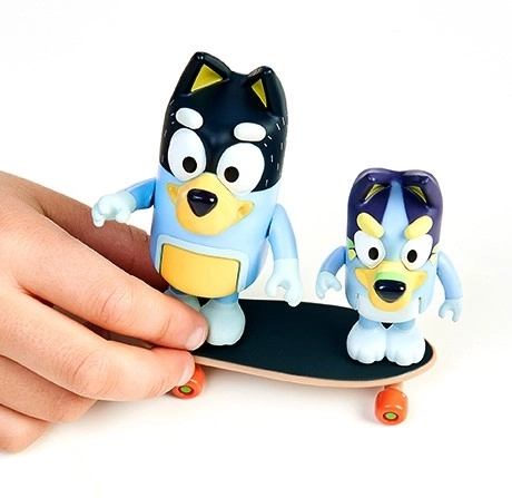 Bluey Figury 2pak Skateboarding