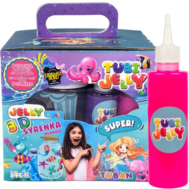 Tubi Jelly set 6 barev malé akvárium Mořská panna