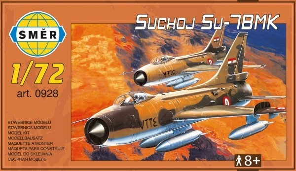 Model Suchoj Su-7 BMK 23x13cm v krabici 25x14x4,5cm