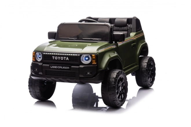 Elektrický vůz Toyota Land Cruiser Prado zelený