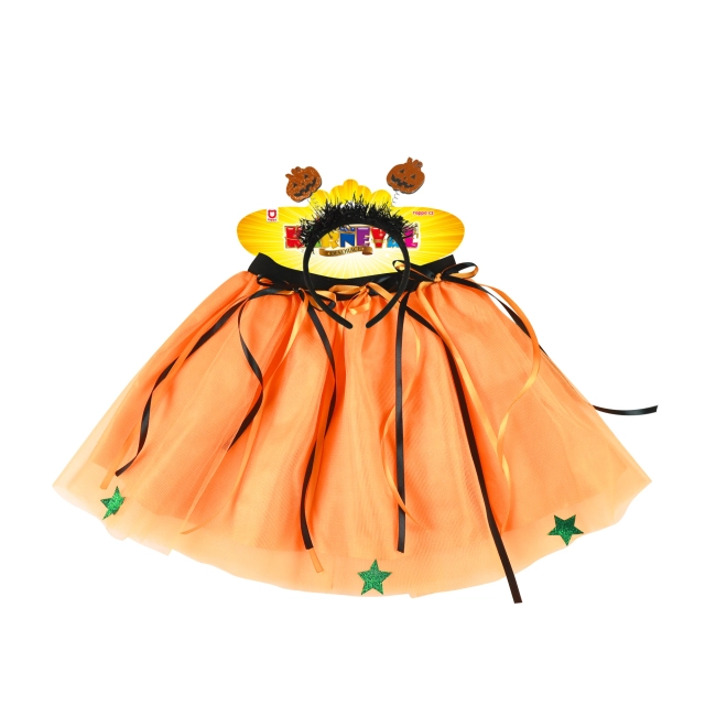 Roztomilá tutu sukně s halloweenským vzhledem