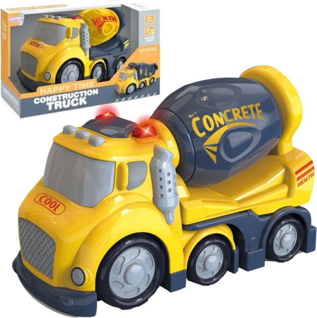Betonový vůz City Truck se světelnými a zvukovými efekty
