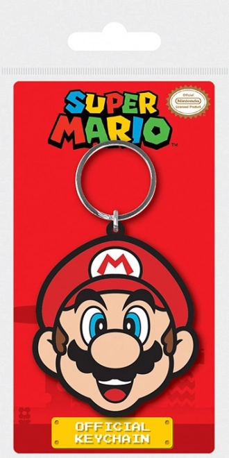 Gumová klíčenka Super Mario