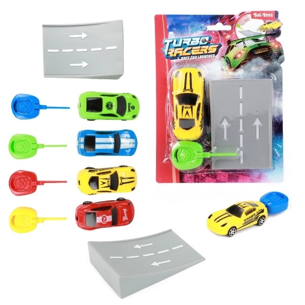 Vystřelovací auto s rampou