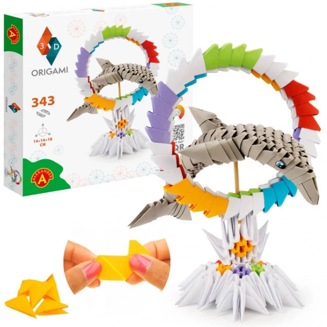 Kreativní sada Origami 3D Delfín