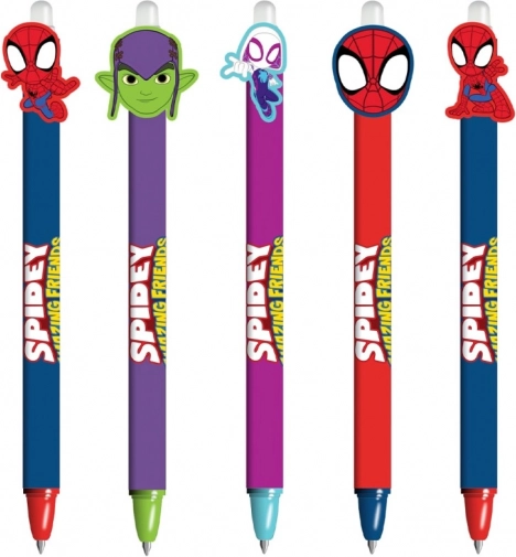 gumovací gelové pero spidey