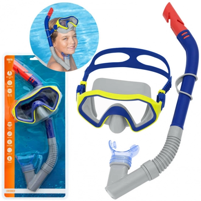 Bestway potápěčská maska a šnorchl Hydro Swim – Červená