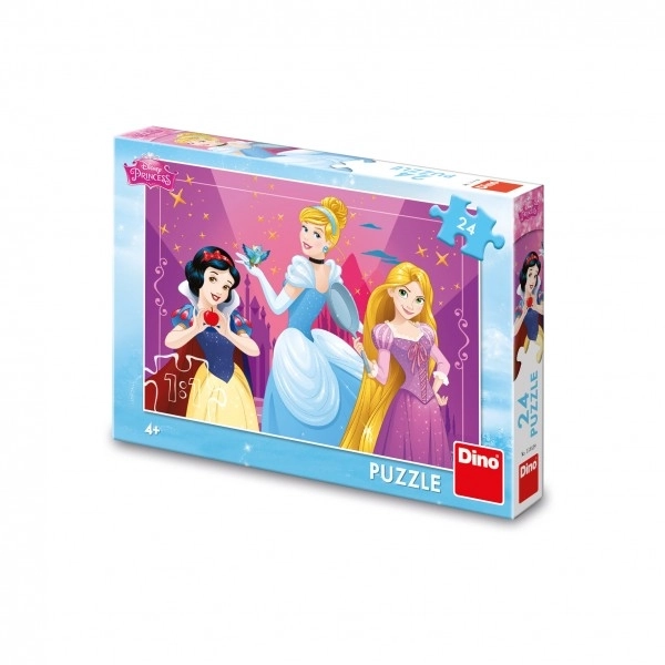 Dino Puzzle Odvážné  princezny 24 dílků