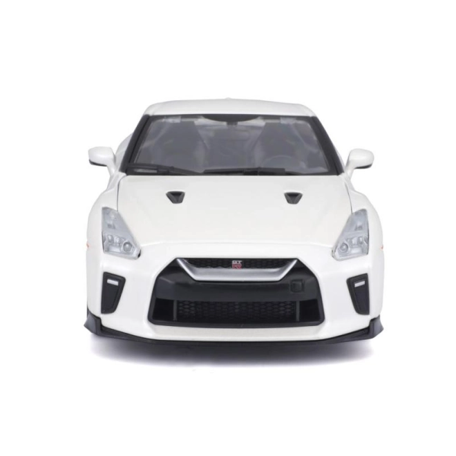Nissan GT-R Bburago 1:24 metallic bílá – Bílý