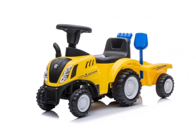 Jezdící traktor žlutý
