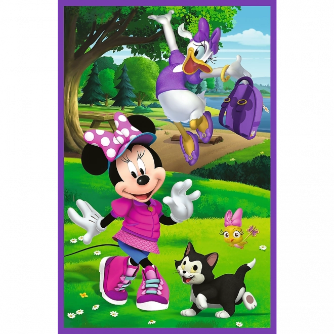Puzzle 3x80 Minnie a přátelé Disney