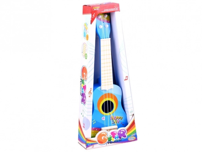 Plastová kytara UKULELE pro děti IN0099 – Modrá