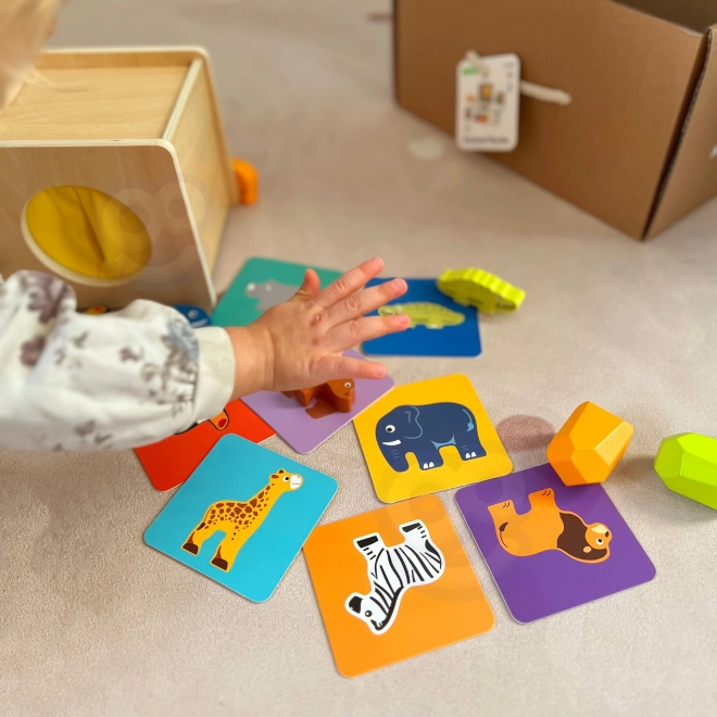 Edukační Montessori box pro děti ve věku 31-36 měsíců