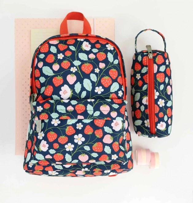 A Little Lovely Company Pouzdro na pastelky – Jahody