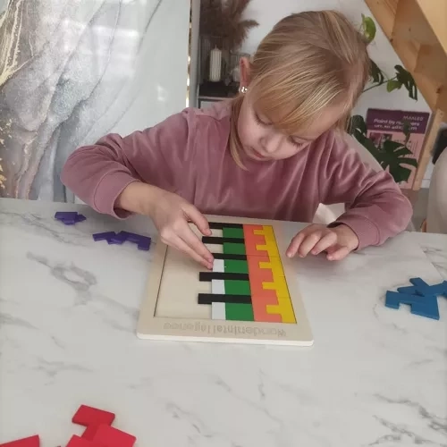 Dřevěné puzzle/ tetris Kruzzel 22667