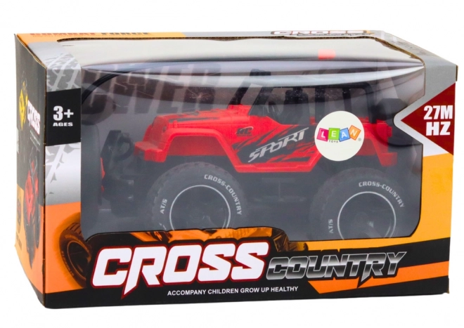 Závodní auto na dálkové ovládání 1:18 červené