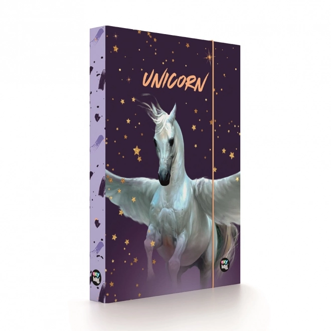 Box na sešity A4 Jumbo Unicorn Pegas