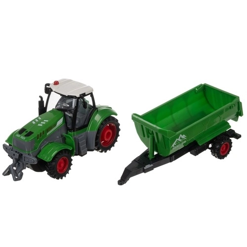 Zdalně ovládaný traktor Kruzzel s přívěsem