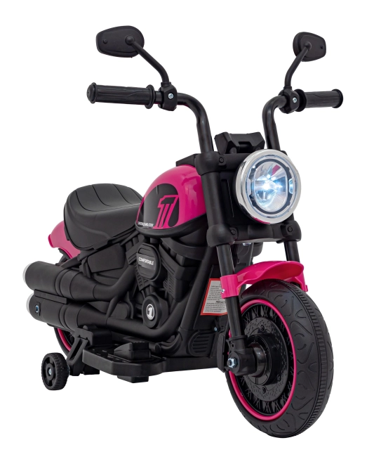 Motocikel Chopper FASTER – Růžový