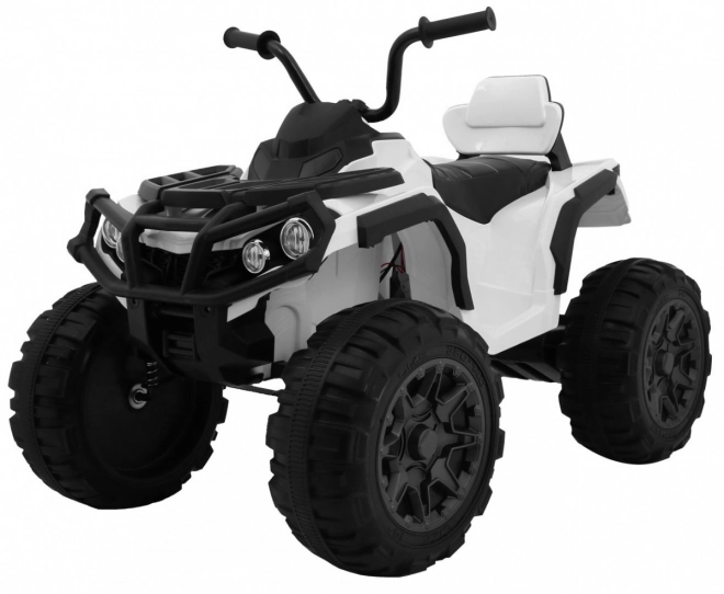 Čtyřkolka ATV 2,4GHz na baterie pro děti + Dálkové ovládání + Kola EVA + Rádio MP3 + Startování zdarma – bílá