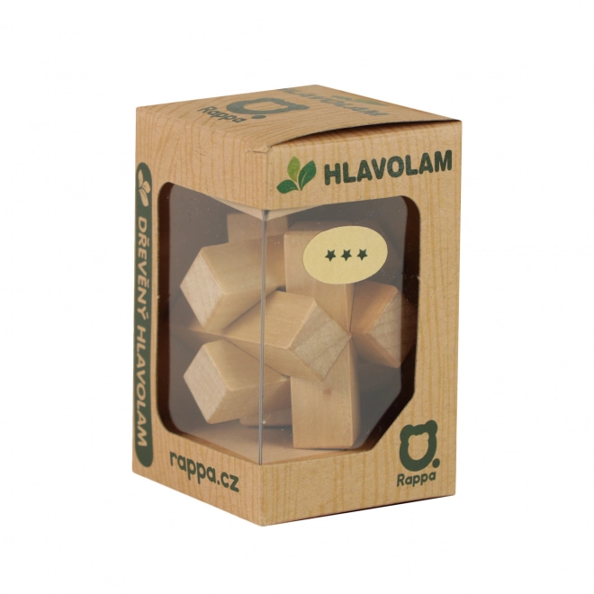 Mini dřevěný hlavolam