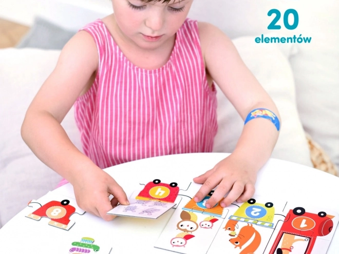 CzuCzu puzzle vlak s čísly – učení počítání