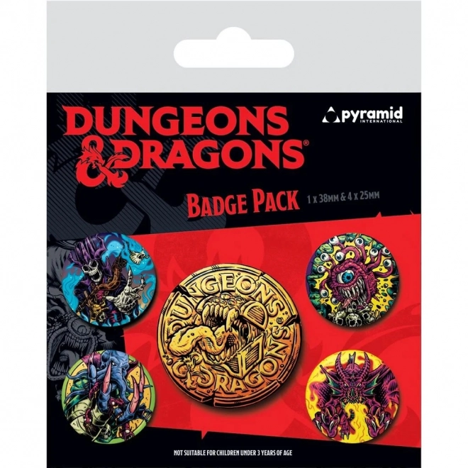 Sada odznaků DUNGEONS & DRAGONS