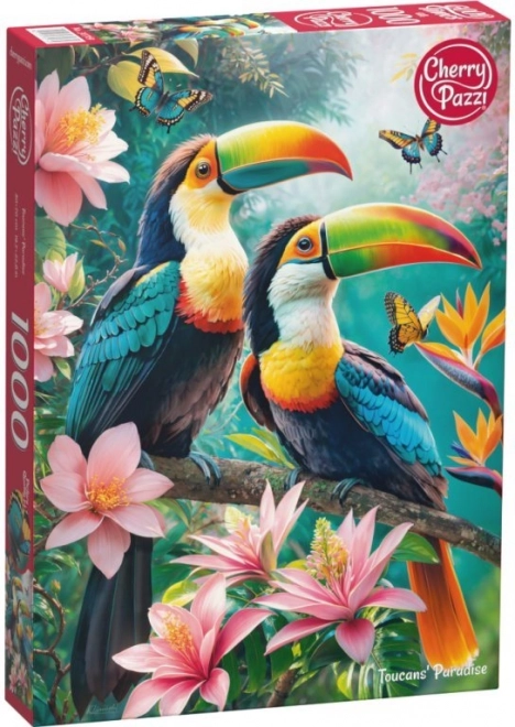 Puzzle Tukani v Ráji 1000 Dílů