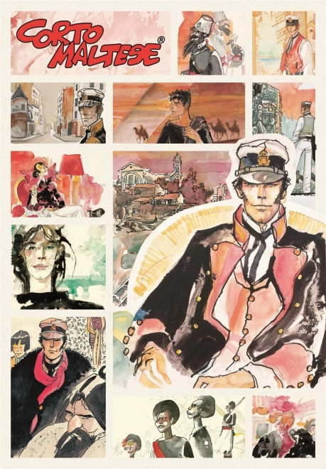 Puzzle 1000 dílků Corto Maltese: Daleká cesta