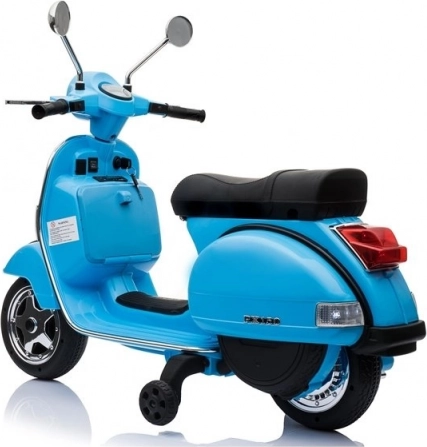 Elektrický skútr Vespa Modrý