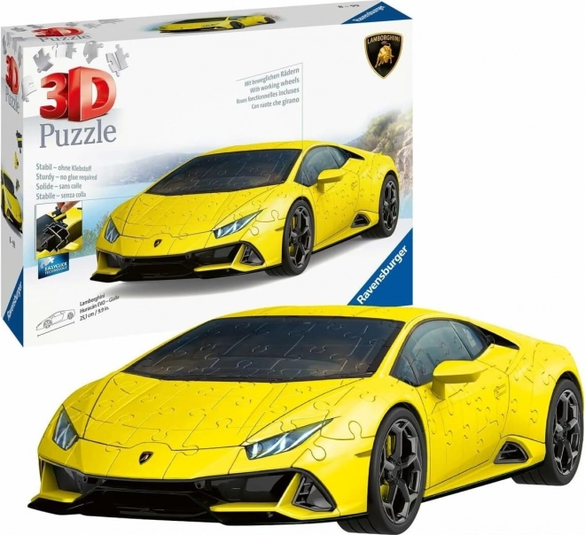 RAVENSBURGER 3D puzzle Lamborghini Huracán Evo žluté 156 dílků