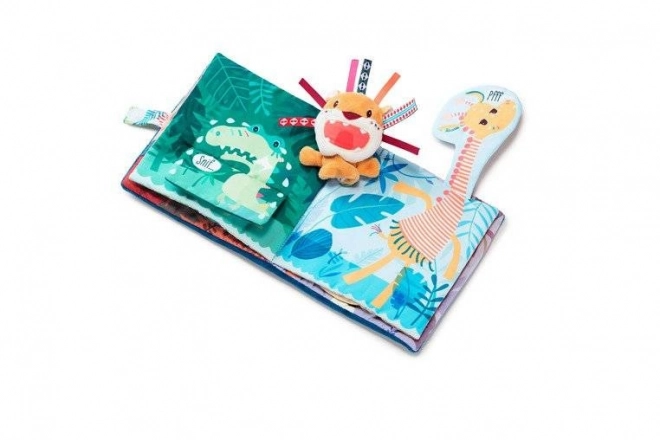 Lilliputiens - Kniha s mini loutkou Lew Jack 9 m+
