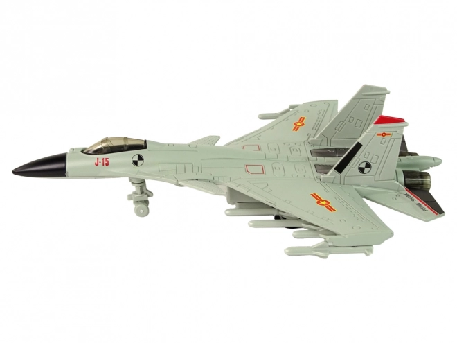 Fricční pohon stíhacího letadla v měřítku 1:72 šedé
