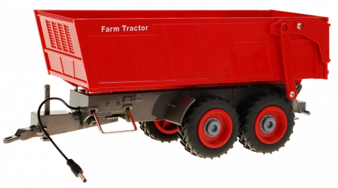 Traktor s dálkovým ovládáním a přívěsem pro děti 3+