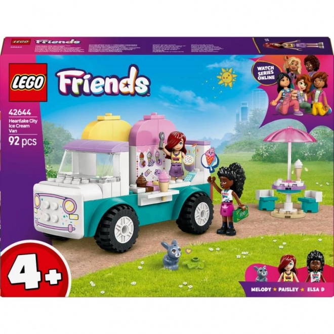 Lego Friends zmrzlinářská dodávka v Heartlake městě