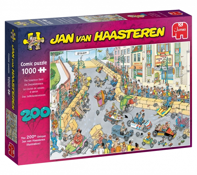 puzzle JUMBO Jan van Haasteren – závod minikár, 1000 dílků