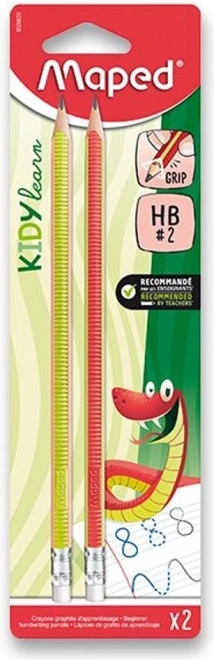 Grafitová tužka Kidy Learn Grip sada 2ks tvrdost HB