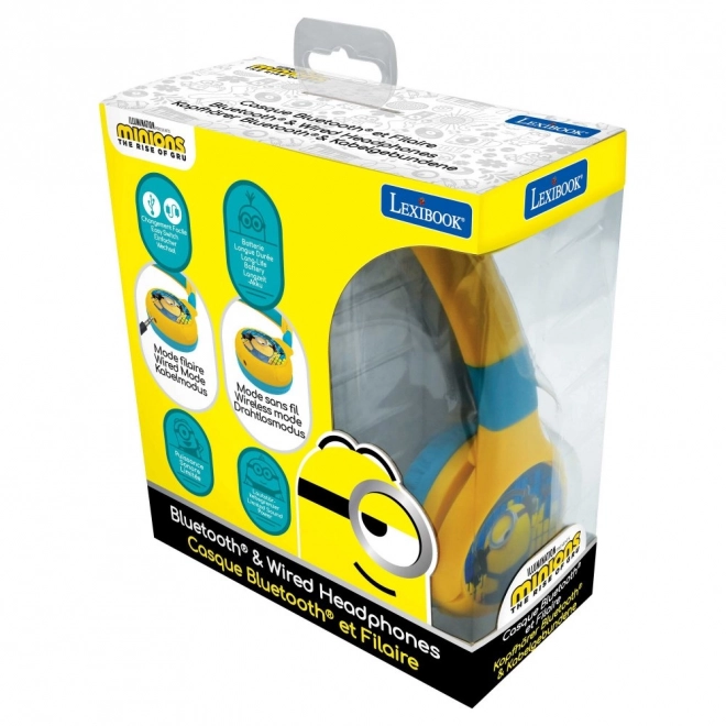 Dětská sluchátka Minions 2v1